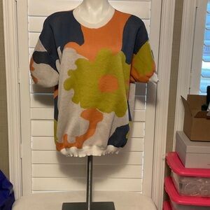 SHEIN Multicolor Floral Blouse